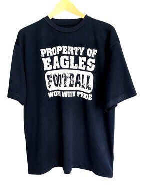 CHAMPS- MENS SHORT SLEEVE 100% COTTON GRAPHIC T-SHIRT SIZE LARGE